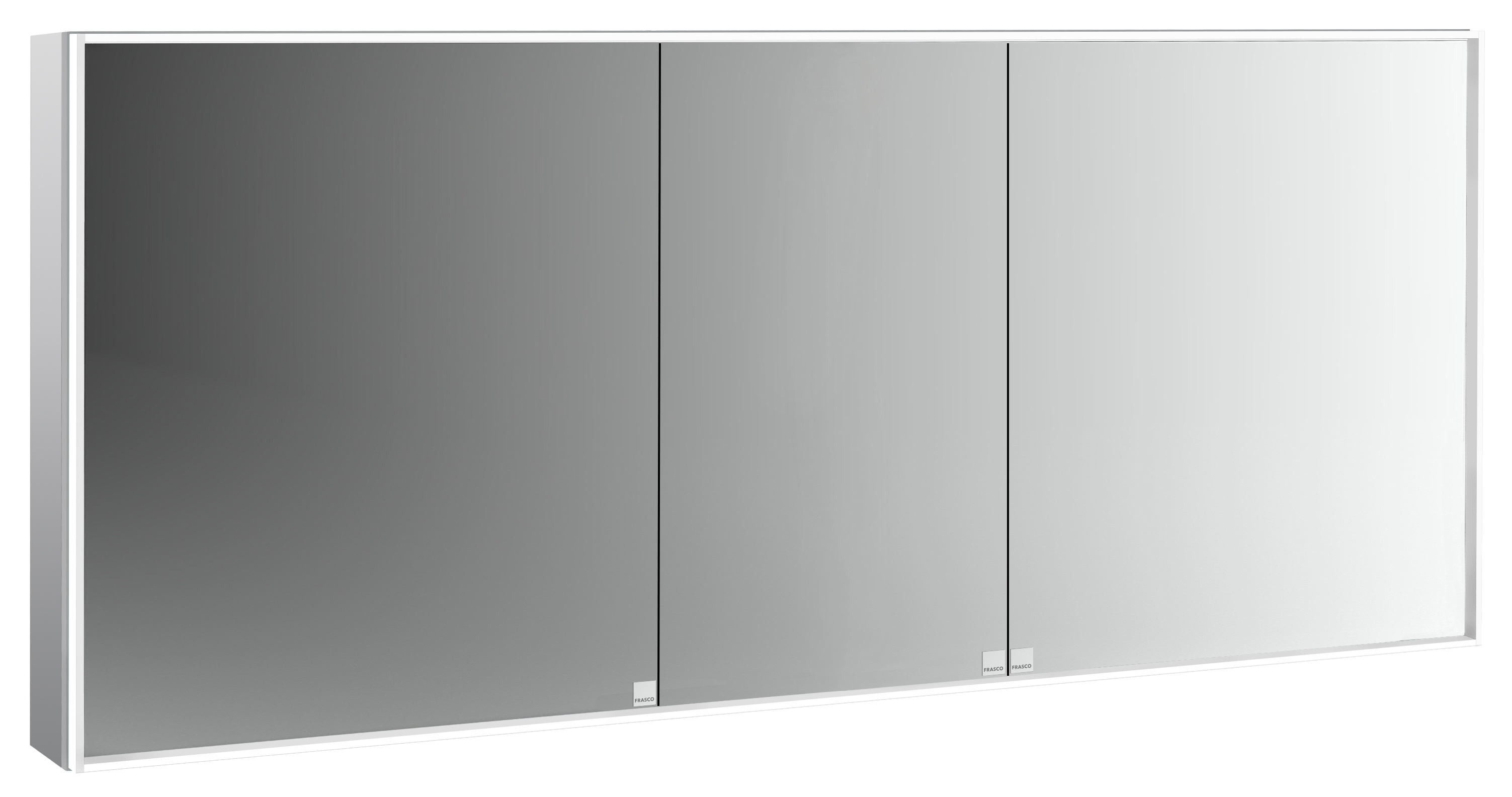 Frasco Centric Deep LED-Spiegelschrank IP 20 Aluminium 160 cm Aufputz