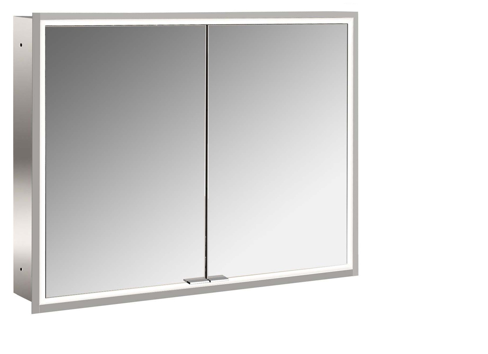 Frasco Centric LED-Spiegelschrank IP 20 Aluminium 90 cm Unterputz