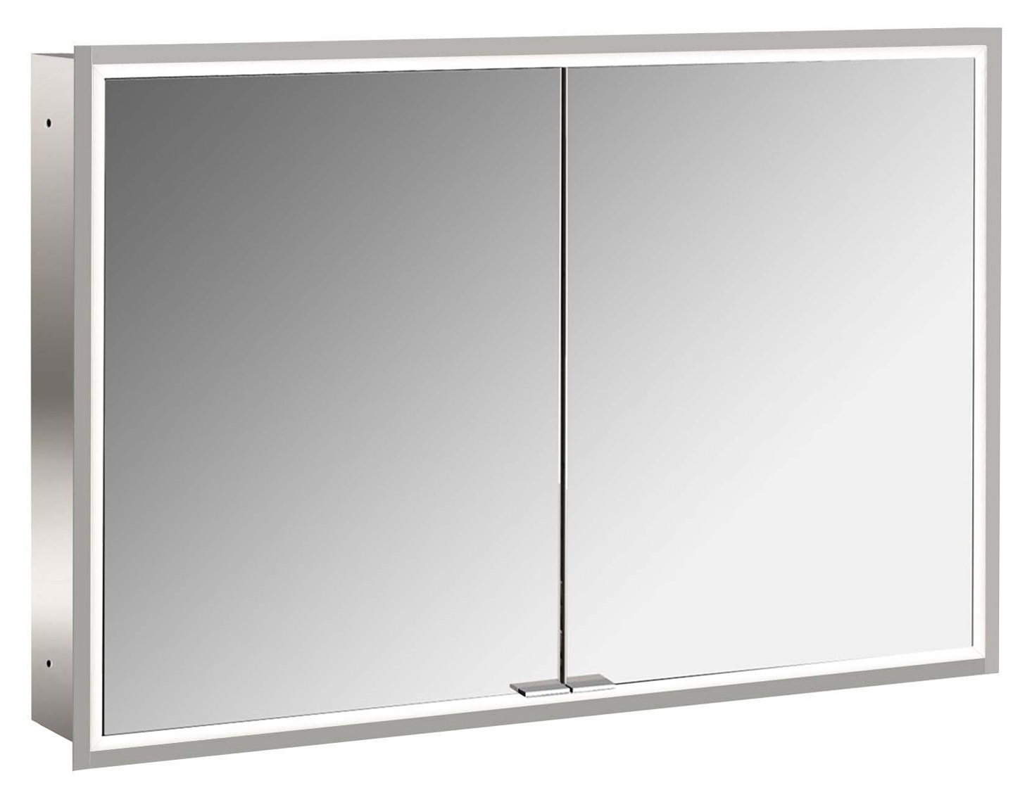 Frasco Centric LED-Spiegelschrank IP 20 Aluminium 110 cm Unterputz