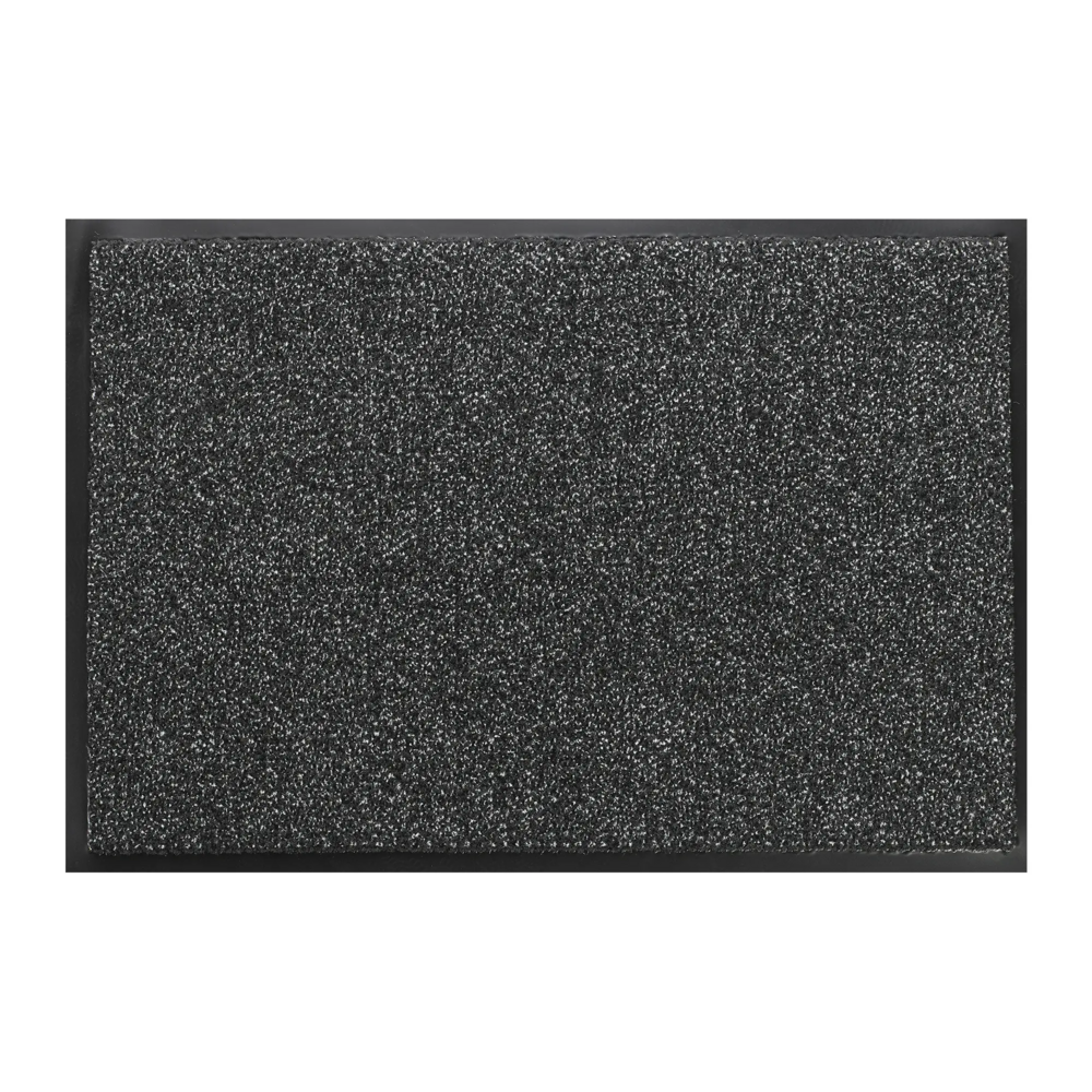 Tapis de porte standard avec haute absorption de saleté et d'humidité pour intérieur et extérieur (couvert) Anthracite 60 x 90 cm 1 Tapis de porte standard avec haute absorption de saleté et d'humidité pour intérieur et extérieur (couvert) Anthracite 60 x 90 cm