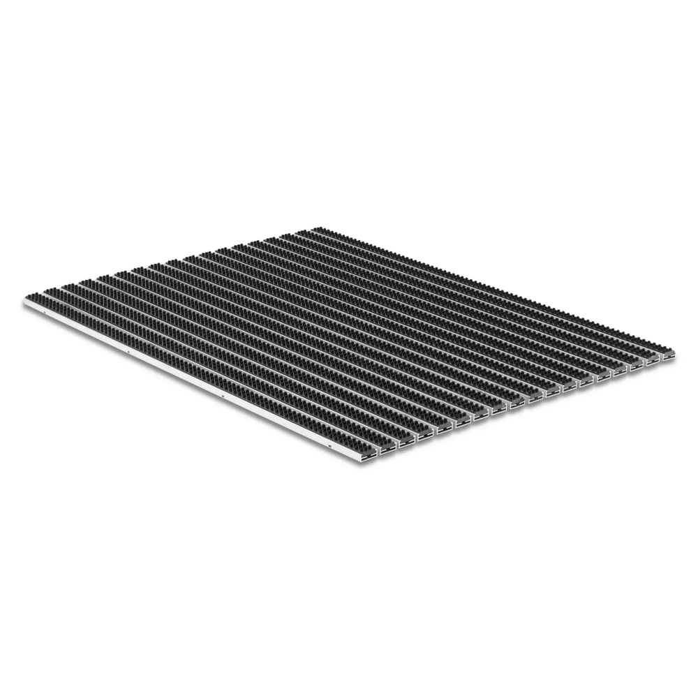 SWmat Alu Bürsten Eingangsmatte zum Einbauen mit Rahmen Anthrazit 100 x 80 cm – Bild 15