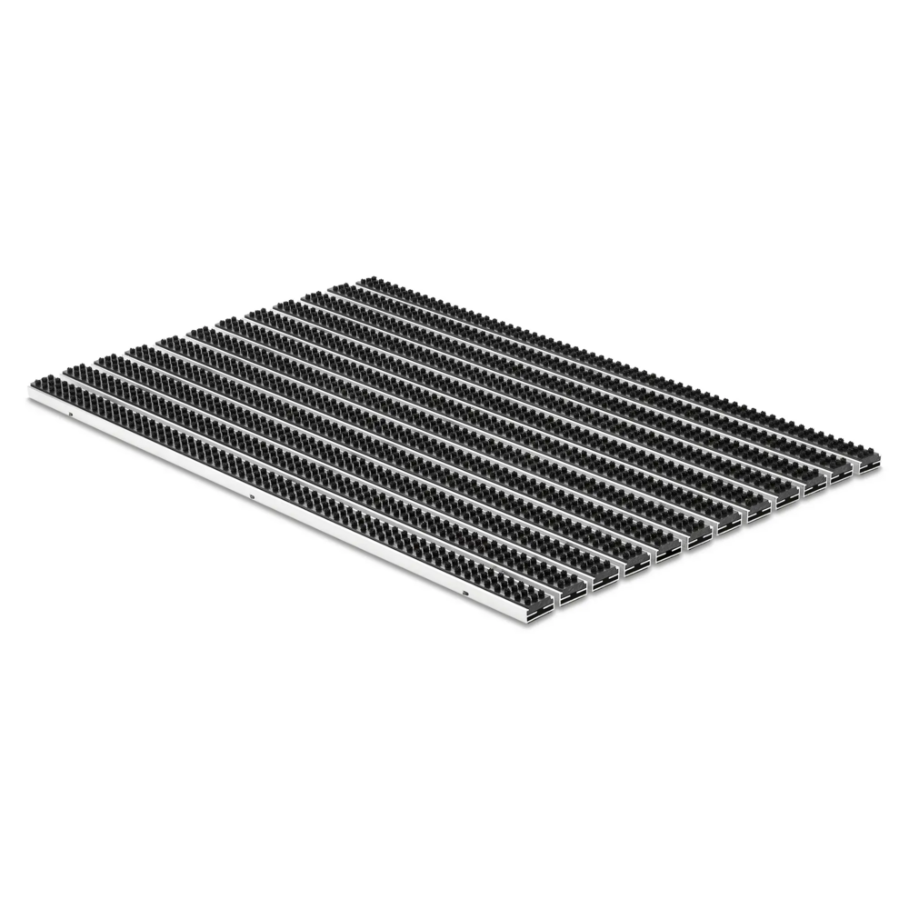 SWmat Alu Bürsten Eingangsmatte zum Einbauen mit Rahmen Anthrazit 100 x 80 cm – Bild 12