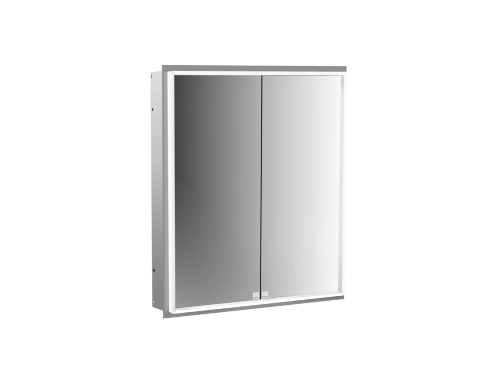 Frasco Centric Deep LED-Spiegelschrank IP 20 Aluminium 60 cm Unterputz