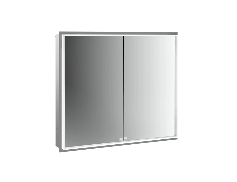Frasco Centric Deep LED-Spiegelschrank IP 20 Aluminium 80 cm Unterputz