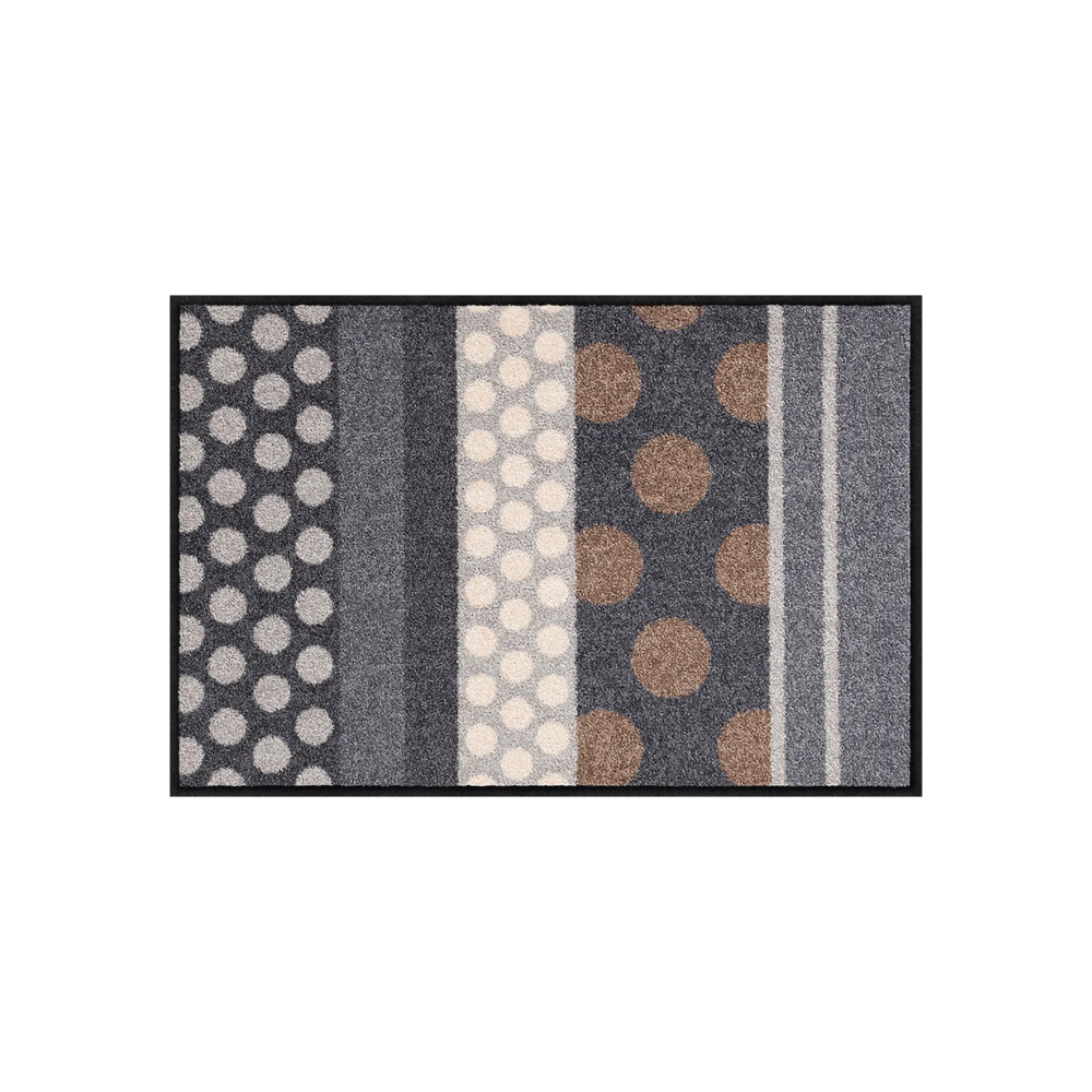 Salonloewe Glamour Dots grau Teppich 50 x 75 cm 1 Salonloewe Glamour Dots grau Teppich 50 x 75 cm