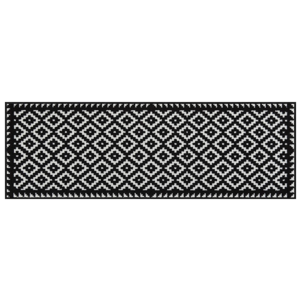 Salonloewe Tabuk Black & White Teppich 60 x 180 cm 1 Salonloewe Tabuk Black & White Teppich 60 x 180 cm