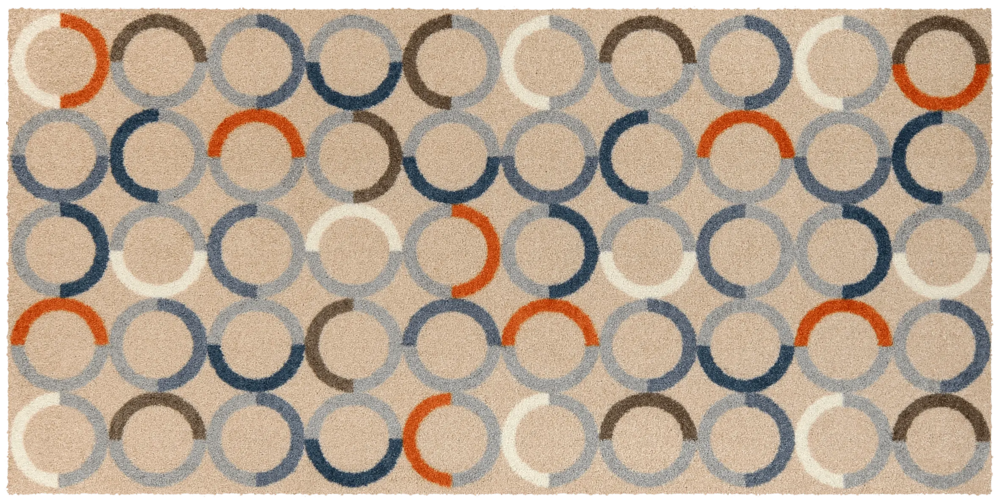 Salonloewe Bilbo blue-orange Läufer 75 x 150 cm 1 Salonloewe Bilbo blue-orange Läufer 75 x 150 cm