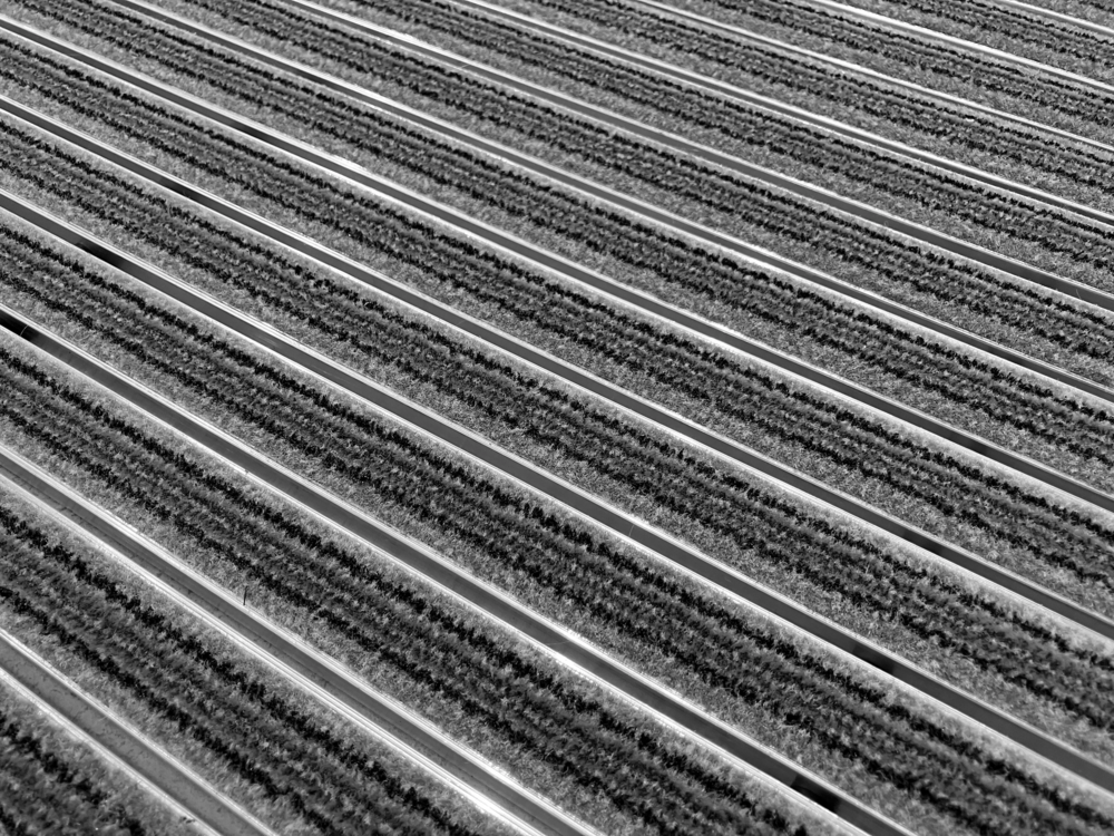 SWmat Einbau Fußabstreifer Alu Textilbürste mit Einbaurahmen Grau 60 x 40 cm 17 mm – Bild 7