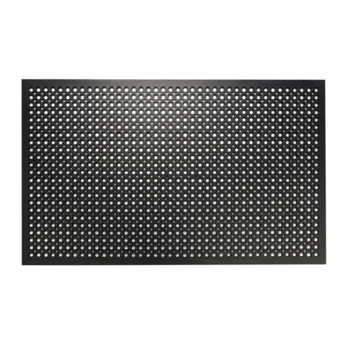 Rubber dust control mat - Non-slip - Full rubber - Outdoor - 10 Black 760x920 – 76 x 92 cm 10 mm 6 IM0023982