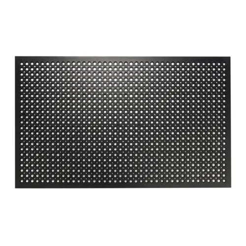 Gummi Schmutzfangmatte - Rutschfest - Vollgummi - Außenbereich - 10 Schwarz 760x920 90 x 150 cm 10 mm 7 IM0024075