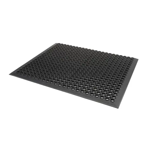 Rubber dust control mat - Non-slip - Full rubber - Outdoor - 10 Black 760x920 – 76 x 92 cm 10 mm 8 IM0024080