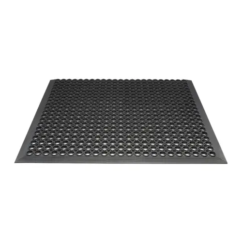 Rubber dust control mat - Non-slip - Full rubber - Outdoor - 10 Black 760x920 – 76 x 92 cm 10 mm 9 IM0024081