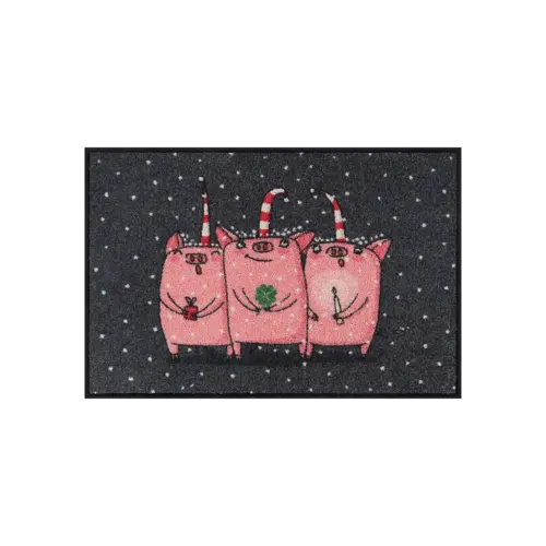 Salonloewe Lucky Pigs Eingangsmatte 50 x 75 cm
